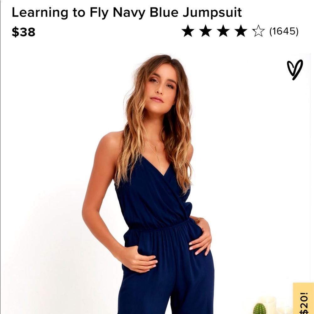 Lulu’s Navy Blue Jumpsuit